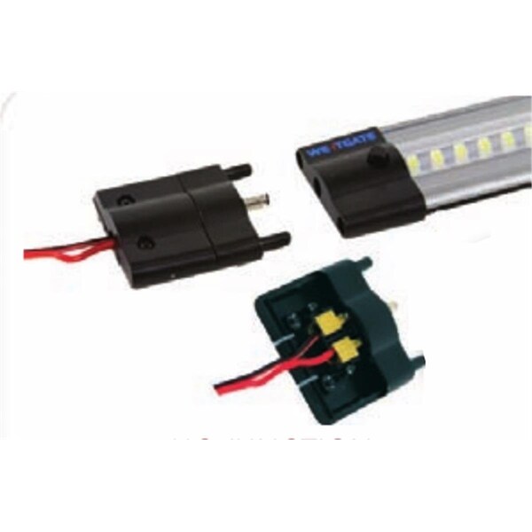 Happylight Hard Wire Power Feed In & Out For Uc Series Black HA2504472 - main